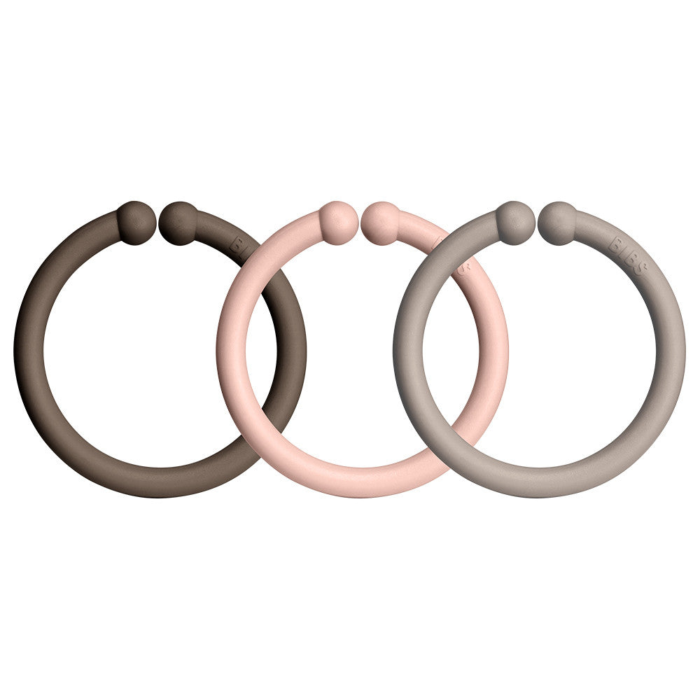 BIBS Loops Chocolate Blush Dark Oak